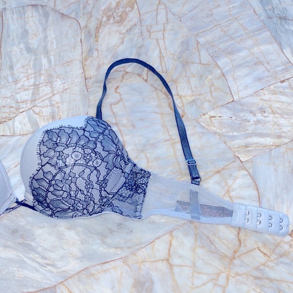 VS BOMBSHELL Add-2-Cups Push-Up Bra 32B GREY - Picture 3 of 7